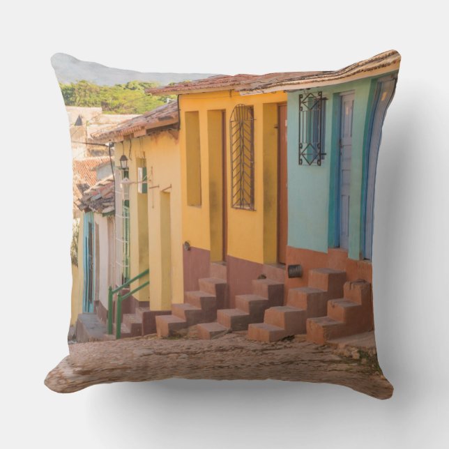 Almofada Casas residenciais, Trinidad, Cuba (Frente)