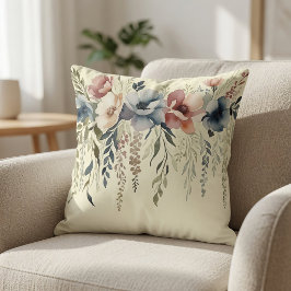 Almofada Cascata Floral Pastel Boho