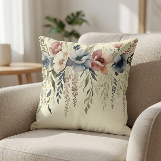 Almofada Cascata Floral Pastel Boho