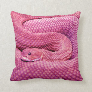 Almofada Cascavel cor-de-rosa do Basilisk