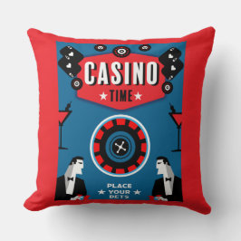 Almofada Casino Gambling Poker Roulette