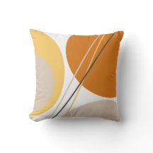 Castanho de Mostarda de Abstrato moderno