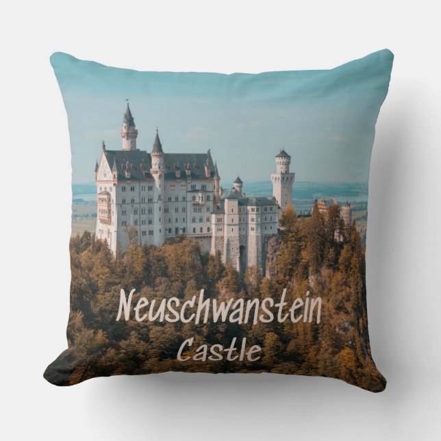 Almofada Castelo Neuschwanstein Alemanha (Frente)