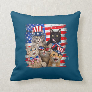 Almofada Cat. 4 De Julho Freedom American Flag Sunglass