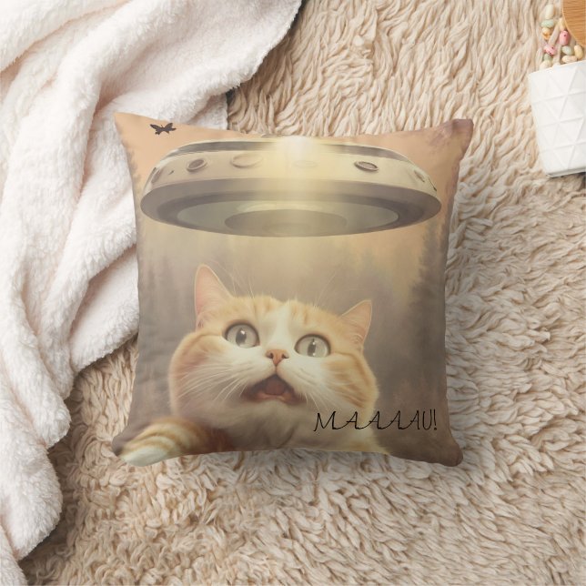 Almofada Cat I Believe UFO (Cobertor)