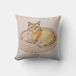 Almofada Cat In Bed