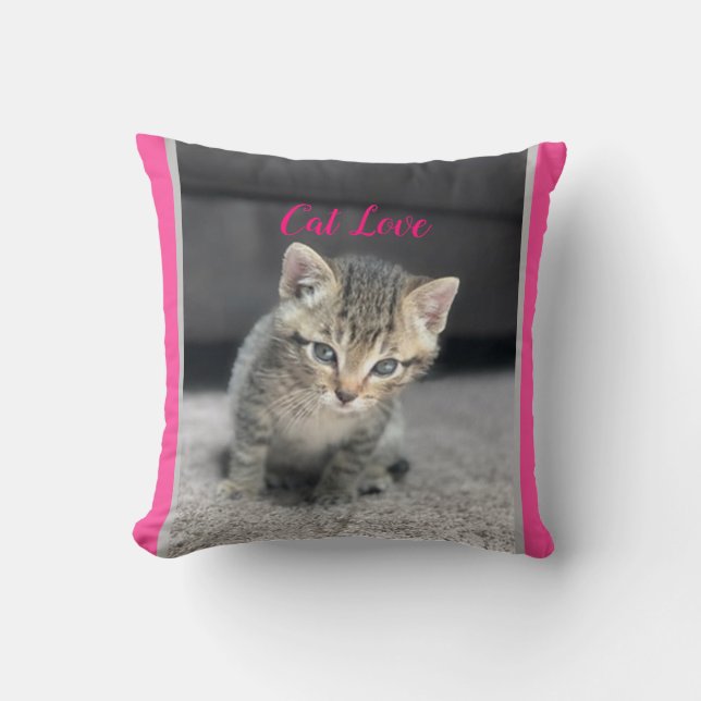 Almofada Cat Love Popular Design Gift (Frente)