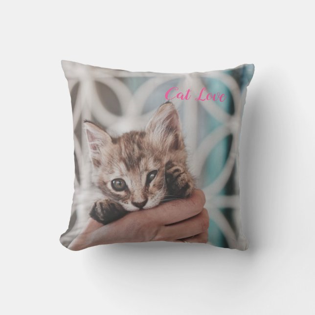 Almofada Cat Love Popular Design Gift (Frente)