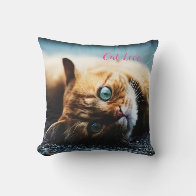 Almofada Cat Love Popular Design Gift (Frente)