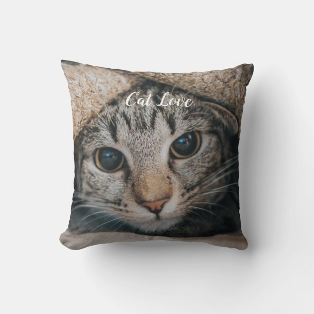 Almofada Cat Love Popular Design Gift (Frente)