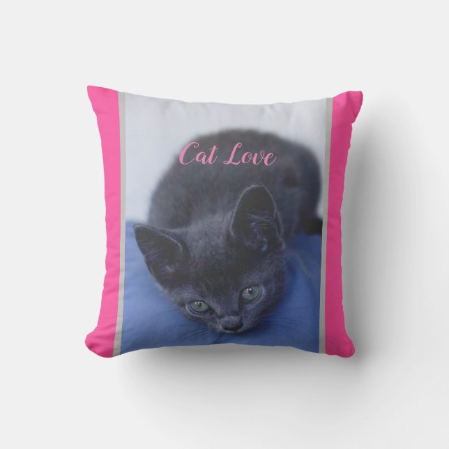 Almofada Cat Love Popular Design Gift (Frente)