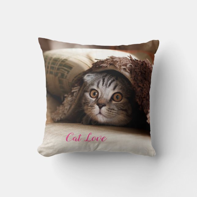 Almofada Cat Love Popular Design Gift (Frente)