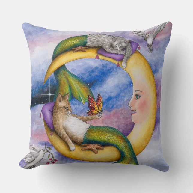 Almofada Cat Mermaid 29 (Frente)