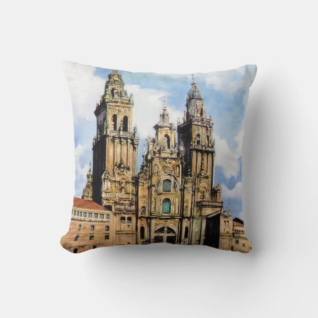 Almofada Catedral de Santiago de Compostela (A Coruña) (Frente)
