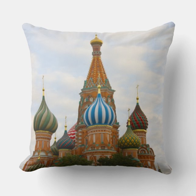 Almofada Catedral de São Basílio no Red Square, Moscou (Frente)