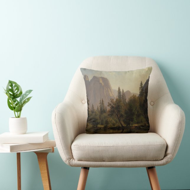 Almofada Catedral Rochas, Vale Yosemite Albert Bierstadt (Cadeira)