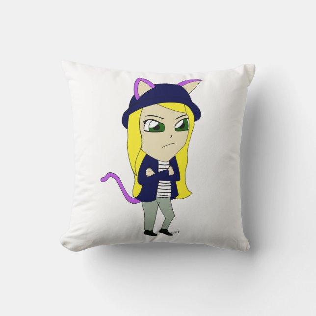 Almofada catgirl chibi (Frente)
