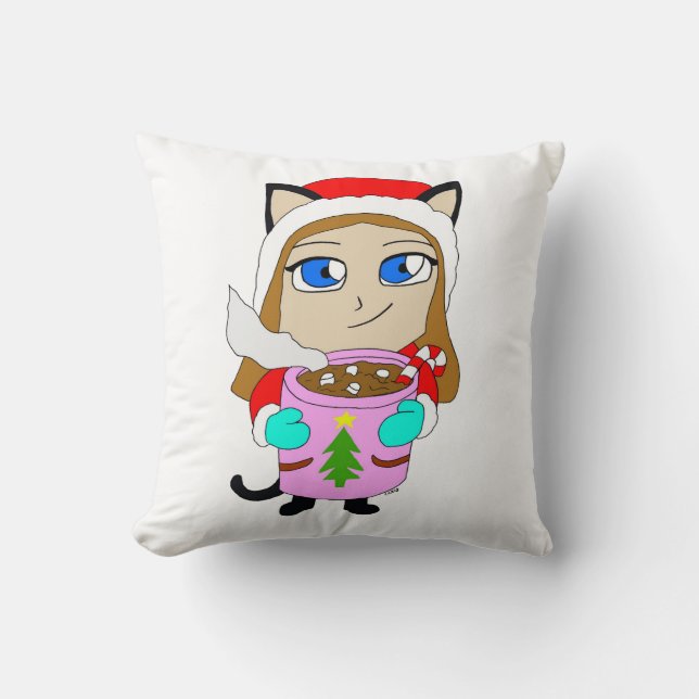 Almofada catgirl chibi (Frente)