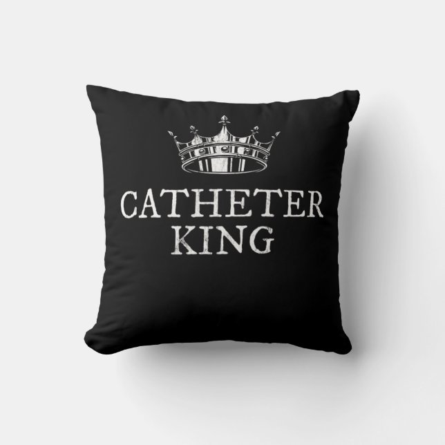 Almofada Catheter King Funny Foley Urinary Medical Gift Tee (Frente)
