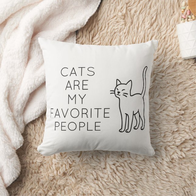 Almofada Cats are my favorite people (Cobertor)