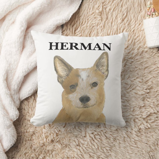 Almofada Cattledog australiano personalizado do Red Heeler (Cobertor)