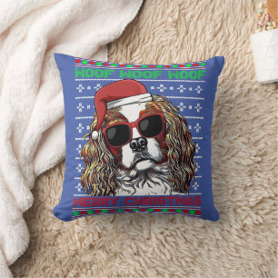 Almofada Cavalier King Charles Spaniel Dog Feliz Chris