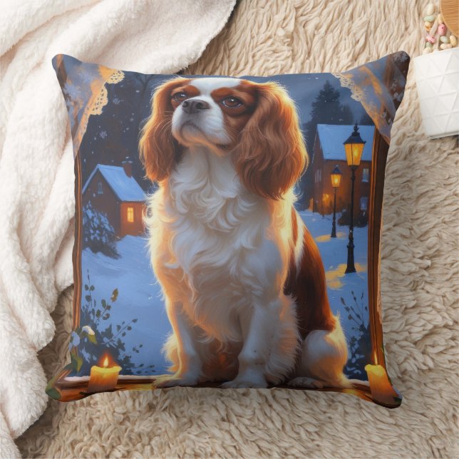 Almofada Cavalier King com Férias de Natal (Cobertor)