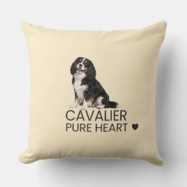 Almofada Cavalier – Pure Heart Throw Pillow