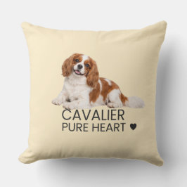 Almofada Cavalier – Pure Heart Throw Pillow