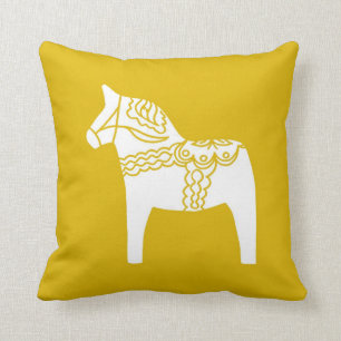 Almofada Cavalo amarelo de Dala