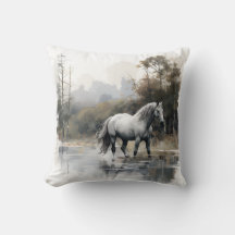 cavalo bonito no lago