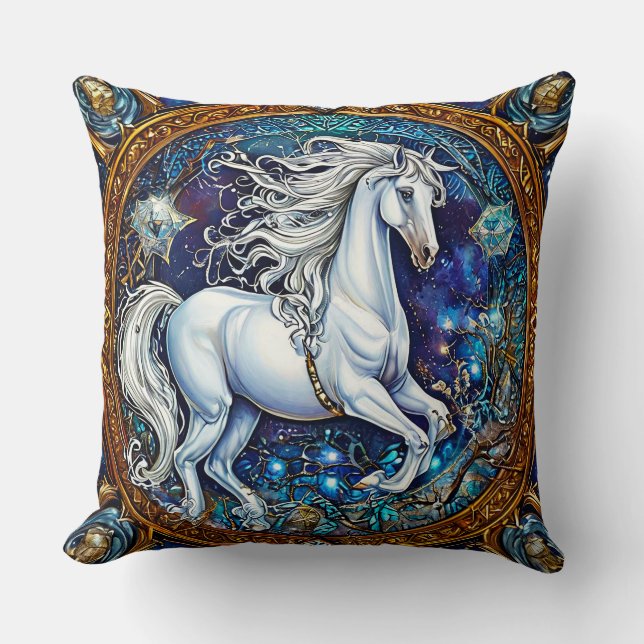 Almofada Cavalo de Conto de Fadas (Frente)