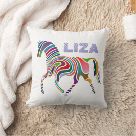 Almofada Cavalo de Fantasia Colorida Girly Personalizada