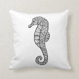 Almofada Cavalo de mar inspirado