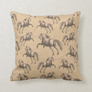 Almofada Cavalo espanhol de galope elegante