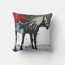 Almofada Cavalo Floral