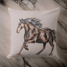 Cavalo Místico em Aquarela Moderno