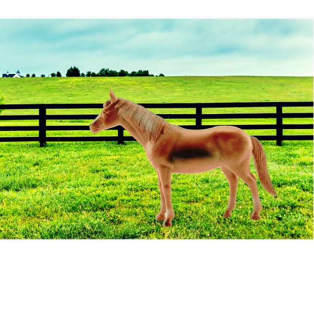 Almofada Cavalo na Pastura (Criador carregado)