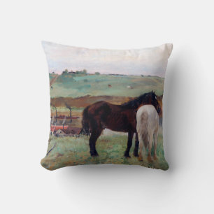 Almofada Cavalo num Prado, Edgar Degas