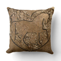 Cavalo Silhuetado Gravado