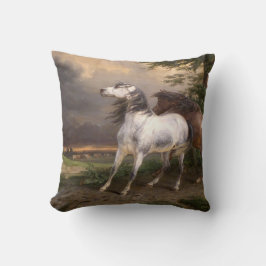 Almofada Cavalos Assustados pela Tempestade (por Carle Vern