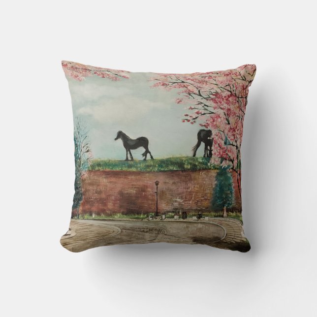 Almofada Cavalos da guarda (Frente)
