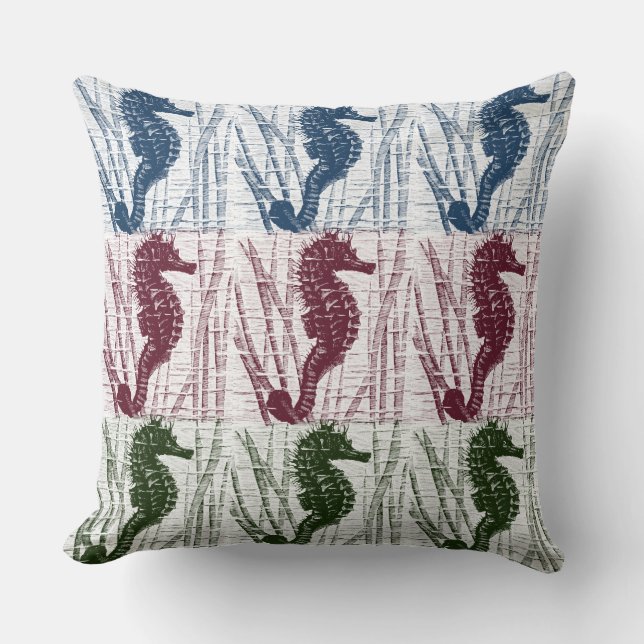 Almofada Cavalos do mar (Frente)