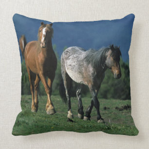 Almofada Cavalos selvagens do mustang