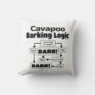 Almofada Cavapoo Barking Logic