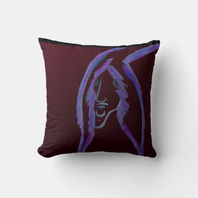Almofada Cave Painting Series Throw Pillow (Frente)