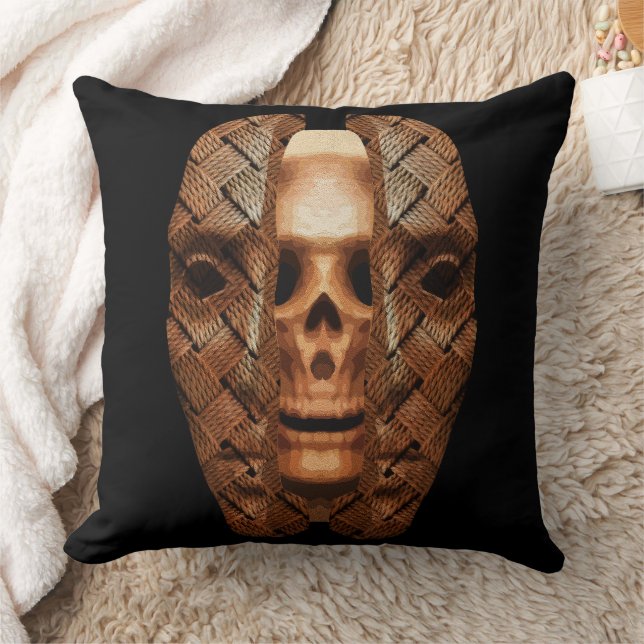 Almofada Caveira Dentro: Desvendando Complexidade Interna (Cobertor)