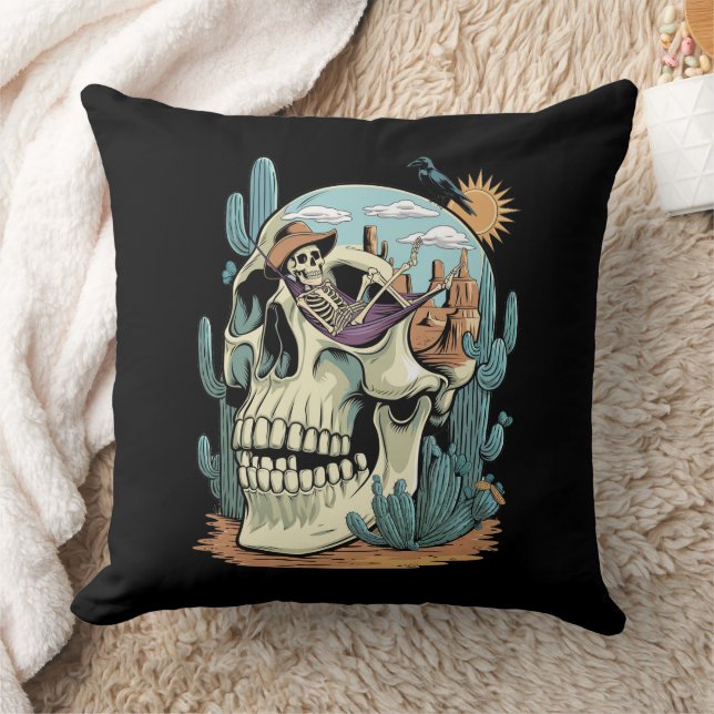 Almofada Caveira do Deserto - Skeleton Siesta (Cobertor)