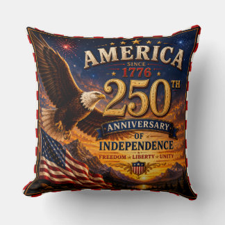 Almofada Celebração dos 250 Anos de Independência em 4 de J