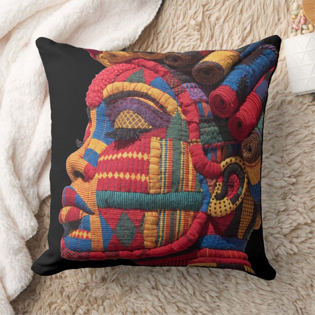 Almofada Celebrating Colorful Black Women Throw Pillow (Cobertor)
